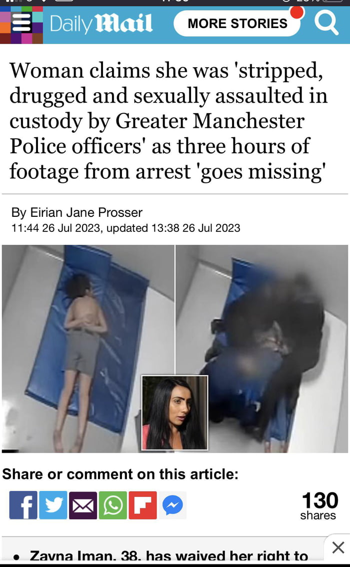 3 hours worth of footage “mysteriously” missing after woman reports SA while being detained