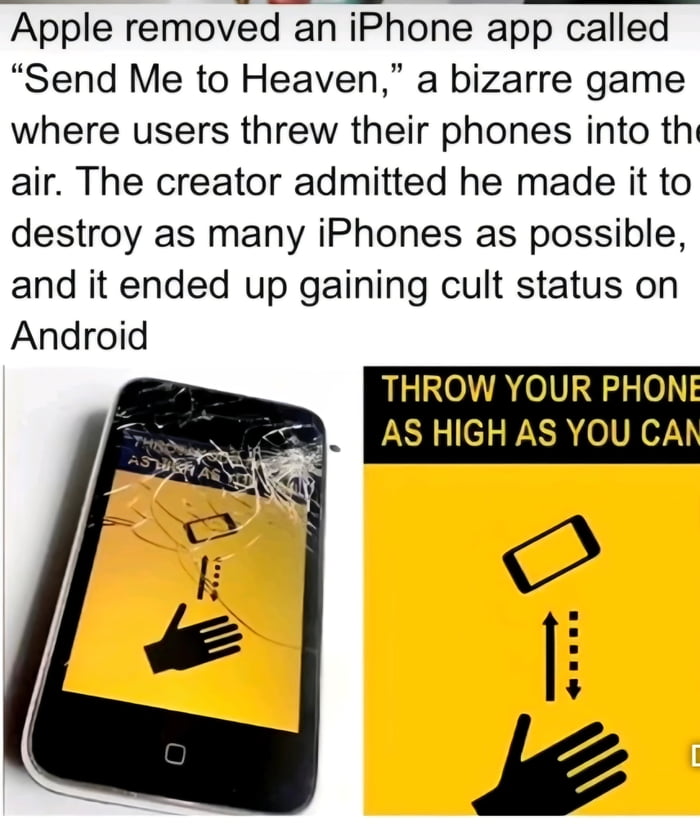 Someone had a good chuckle at this when he released the app