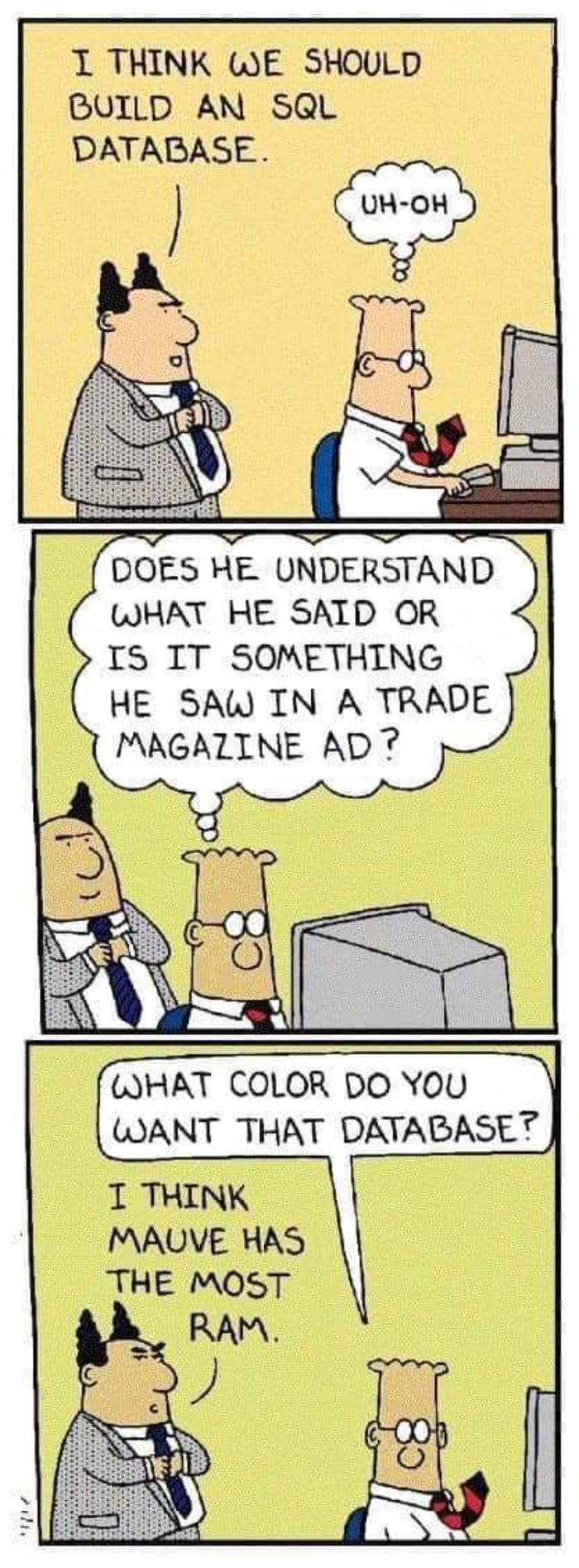 Replace database with AI