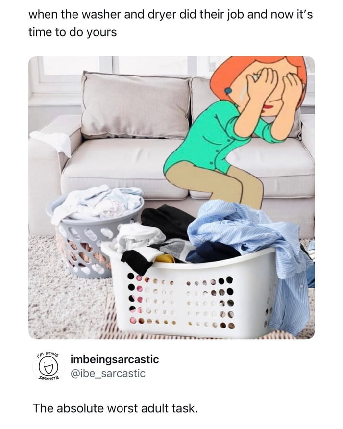 The washer and dryer did their part, now it's my turn to cry