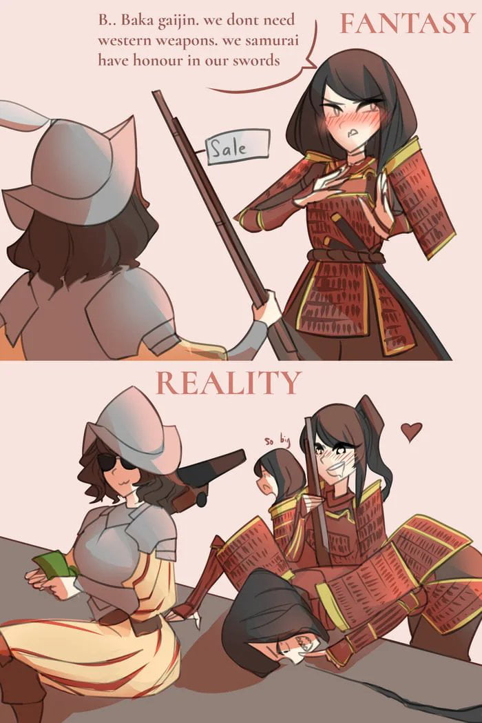 Samurai Warrior don't need a Gun.