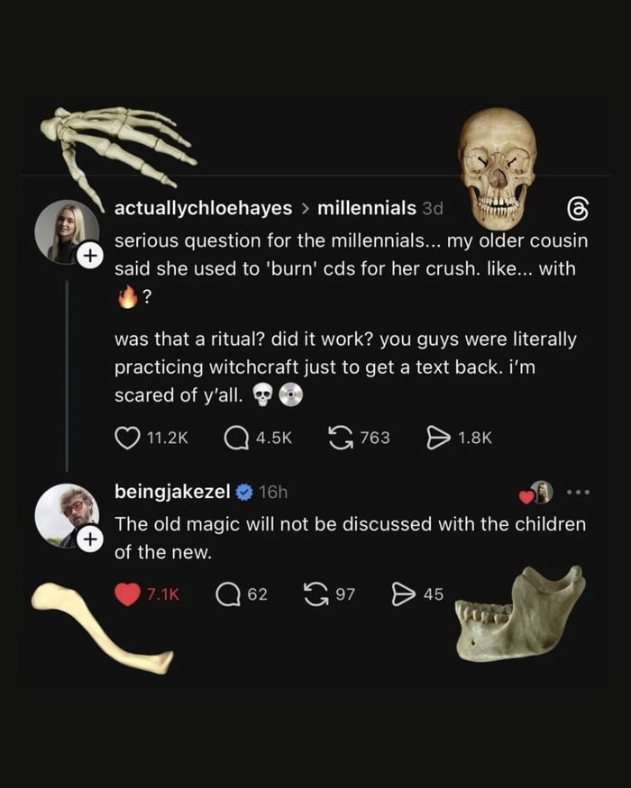 Yes, we sacrifice those CDs to the god Nero