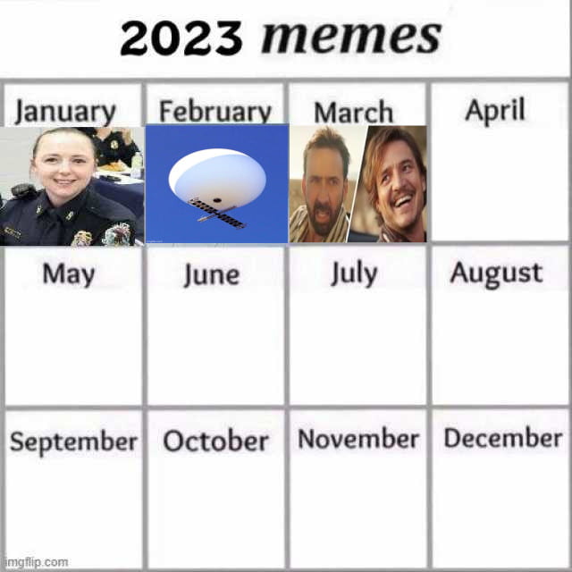 2023 calendar update