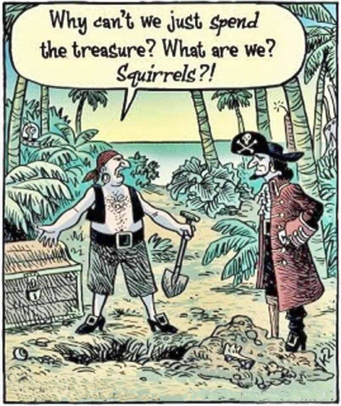 He's got a point.