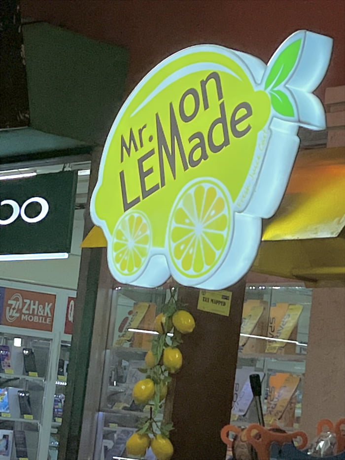 Mr. Mon LEMade? Mr. on LEMade?