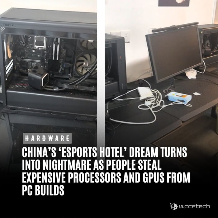 Those who were staying at the hotel got away with CPUs like the Ryzen 7 9800X3D and NVIDIA's GeForce RTX 5070.