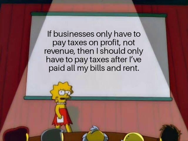 Paying taxes
