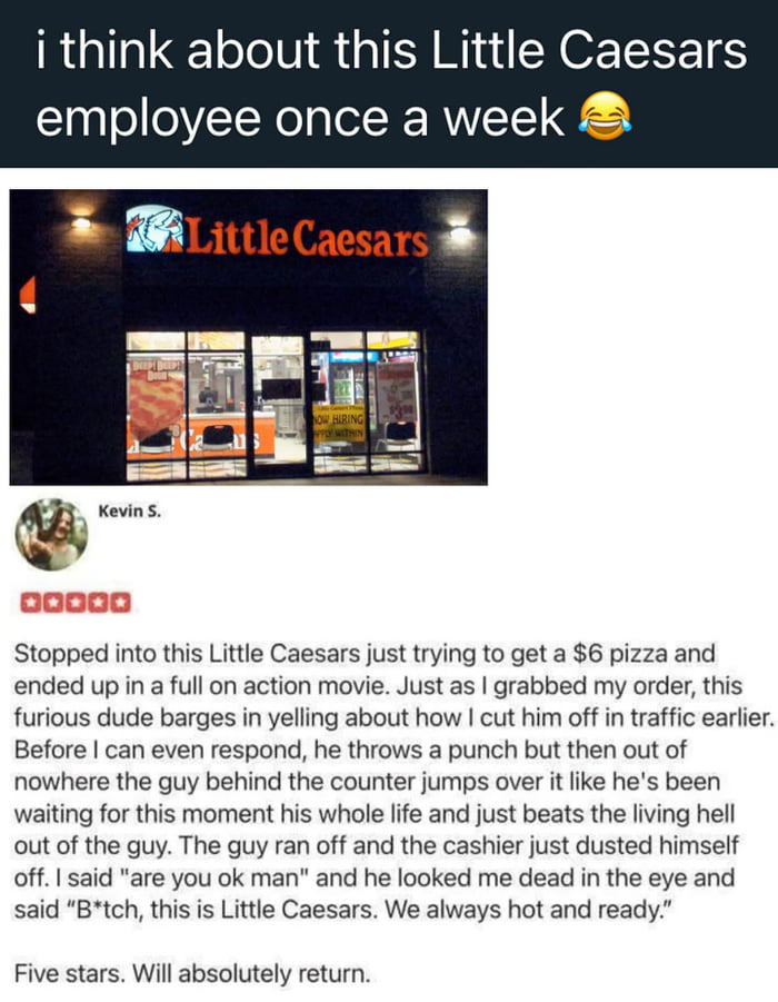 This Little Caesars employee is a legend