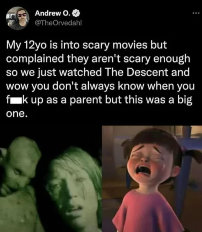 When you did a f**k up as a dad