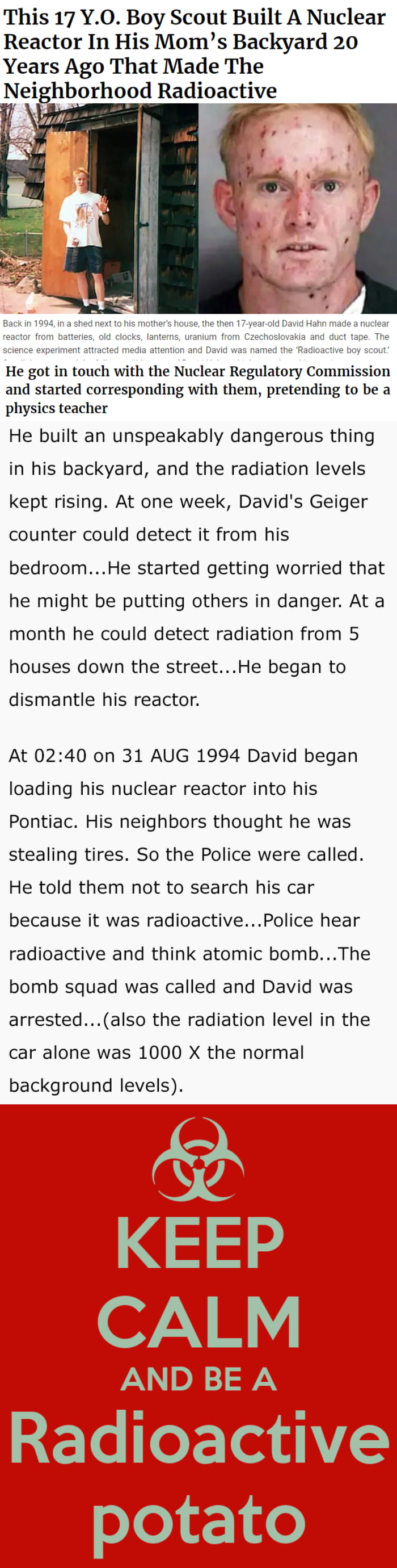 David Charles Hahn (1976-2016). Some might say too clever for his own good