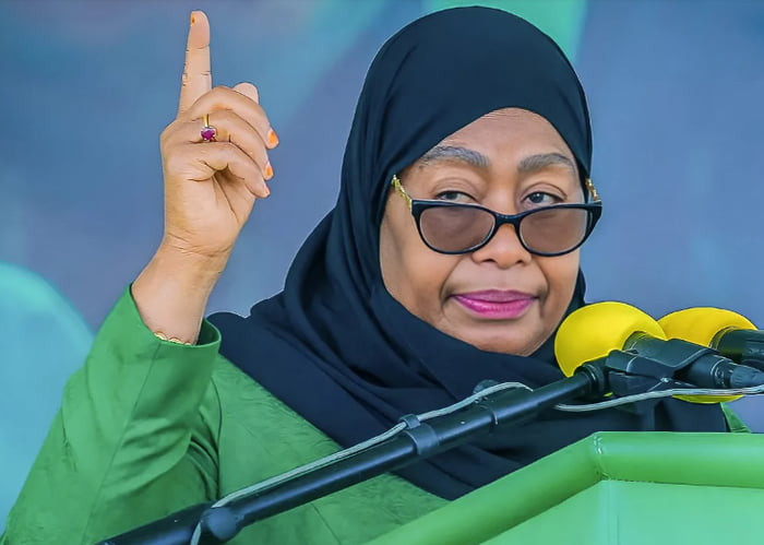 President of Tanzania. Charges main opponent with treason. Wins election by 97.66%. Shuts down the internet and sends in security forces when people protest. Many people dead