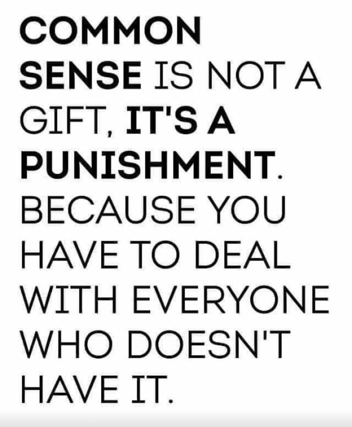 Just use some common sense