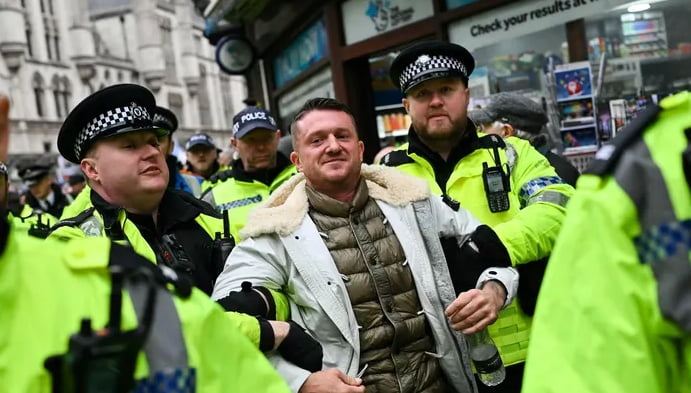 Tommy Robinson sentenced to 18 months SOLITARY for exposing immigrant child grooming gangs. The actual criminals walk free, while the ones exposing them are jailed. WTF UK?!?!