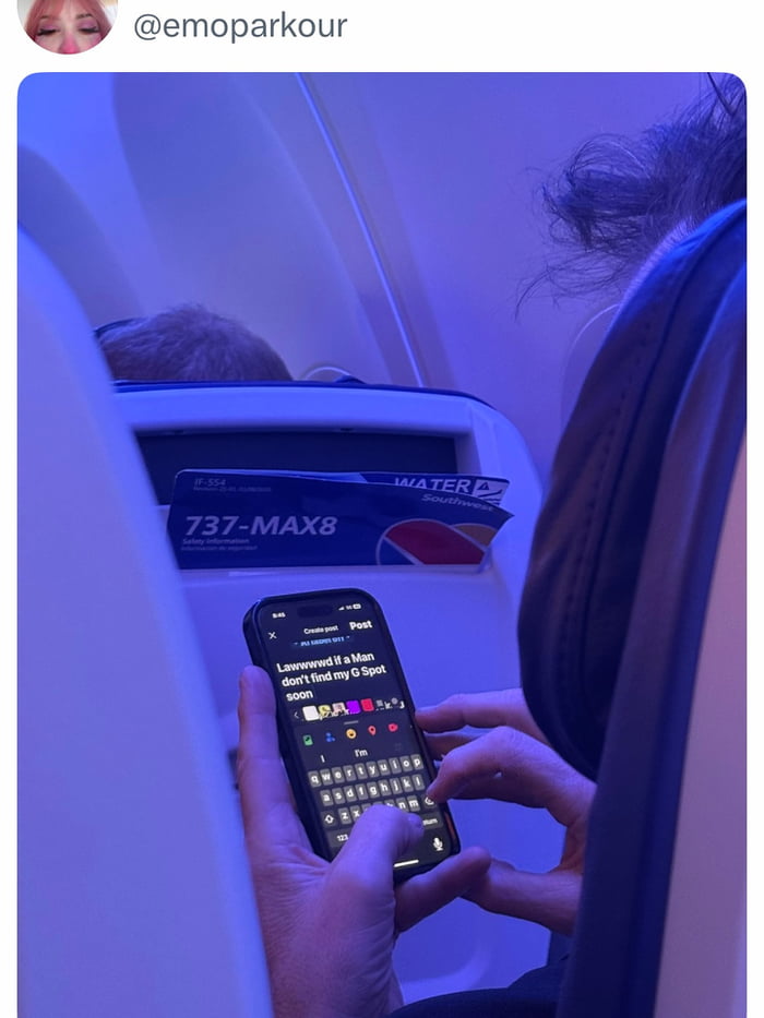 Typing this on a plane, hope no one sees