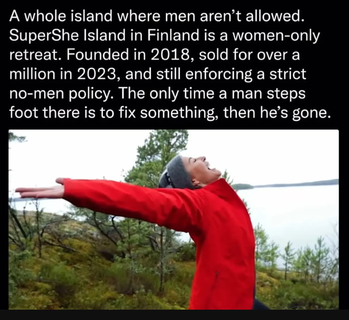 An island of women