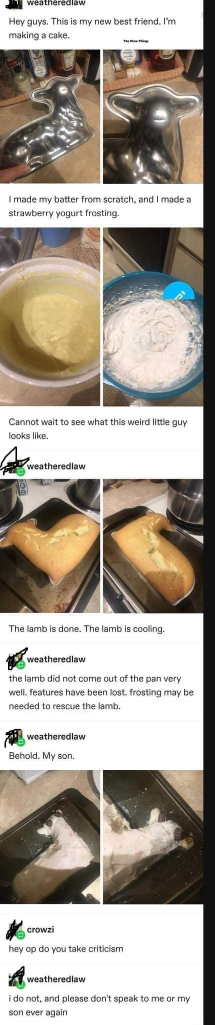 The lamb looks great