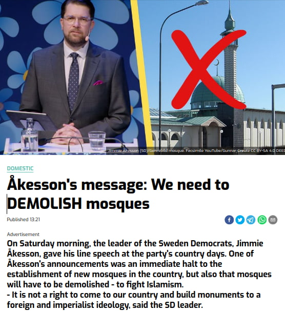 SWEDEN -- the ISLAMIC rape capital in the Nordic hemisphere, has had enough of these psychopathic sect followers.
