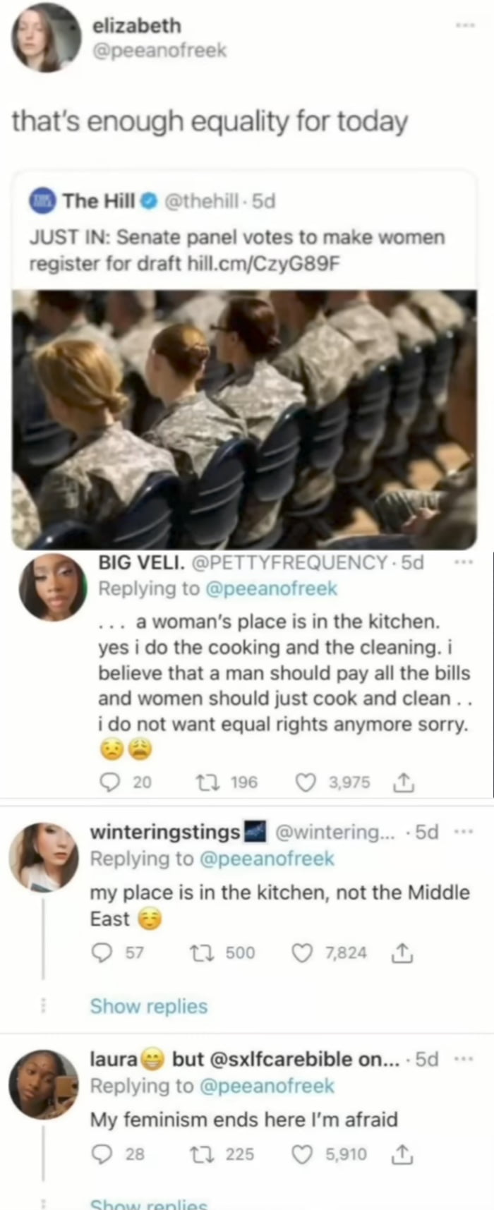 How the tables are turning...