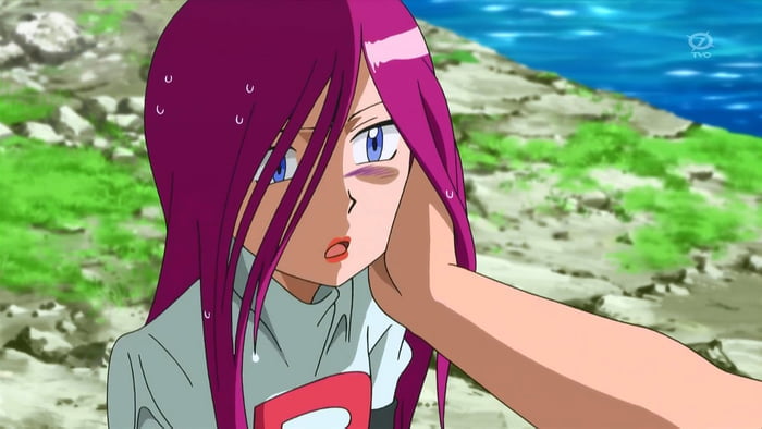 Jessie without her hairdo.