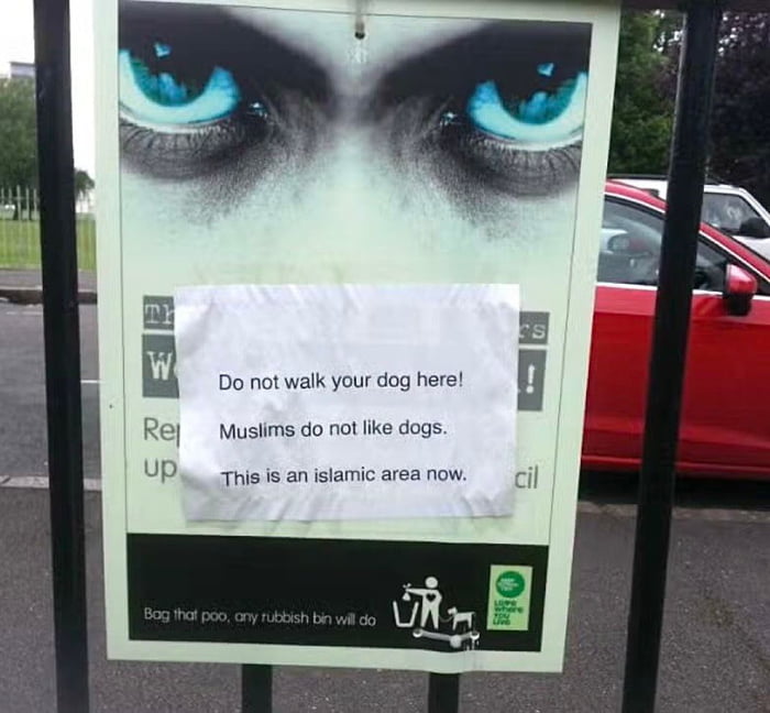 I’d prefer to keep the dogs and deport the Islamists if I’m honest.