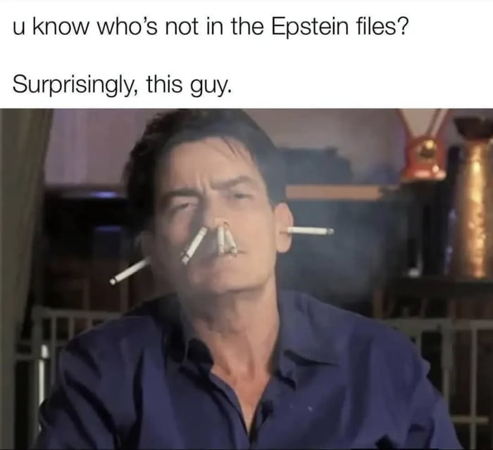 Up-vote if you are not in the files.