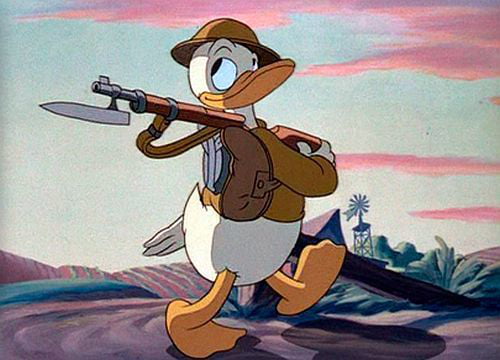 Did you know that Donald D, didn't have a speech impediment, until the chapter where he goes to war