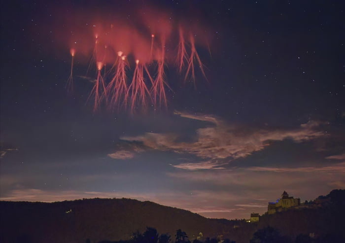 These red lights captured in France.