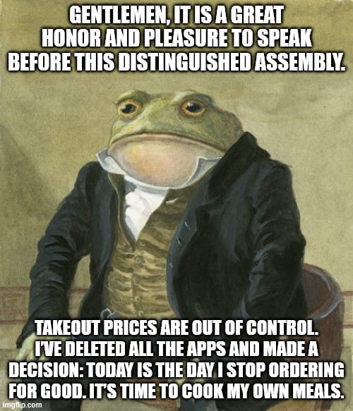 Not the news you were looking for, but the news you needed. Some of you need to take the same road, join me. It’s cooking time.