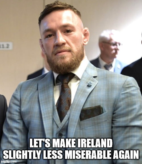 Conor McGregor has indicated he will look to run for president of the Republic of Ireland