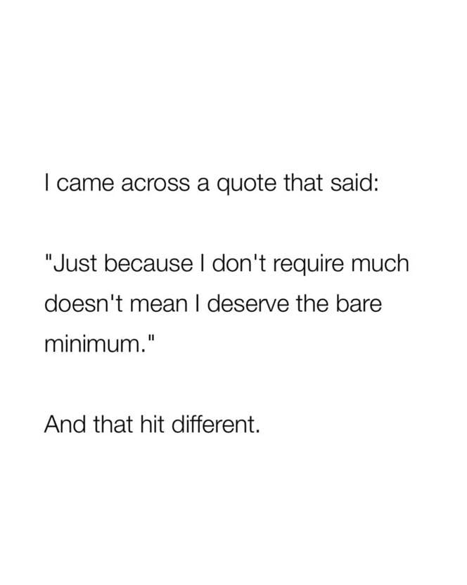 That quote hit different, for real.