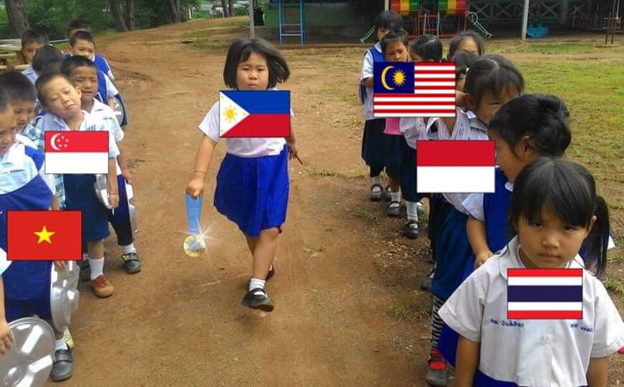 Philippines with its ASEAN neighbors right now