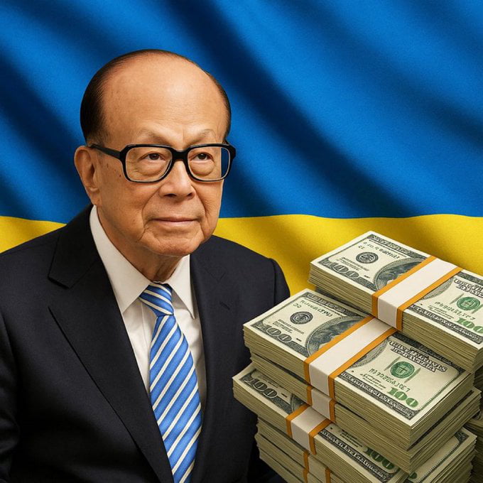 Hong Kong billionaire Li Ka-shing (97) donated $500 million to Ukraine through his London-based foundation.