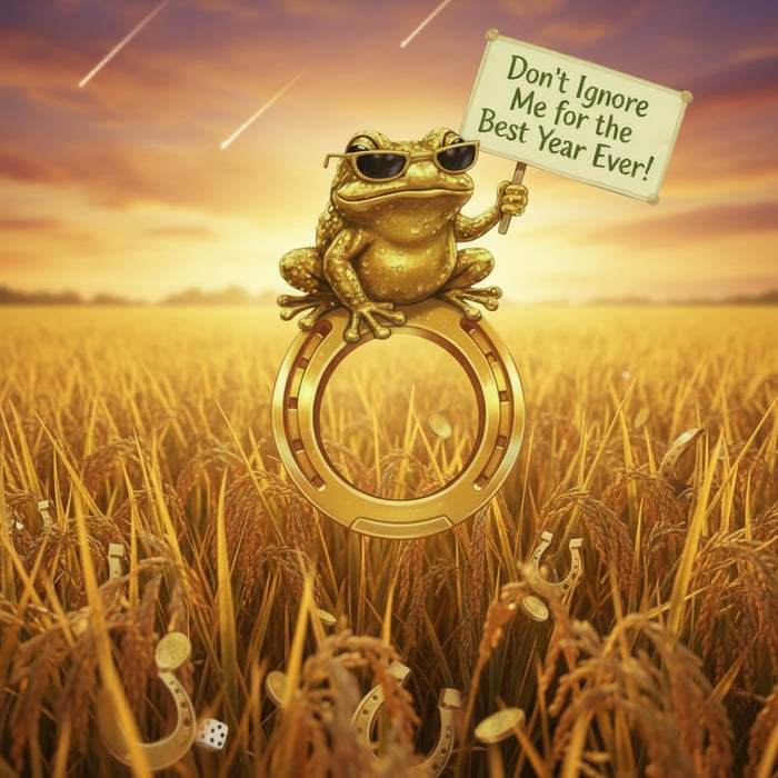 Good luck in this year for all frog men