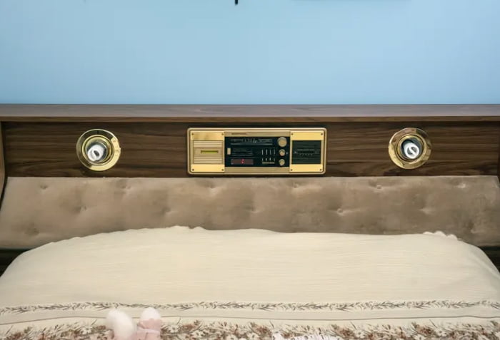 When I was a kid beds with radios and lamps were magical