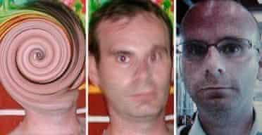 This pedophile was identified when police uncovered his identity by reversing the 'swirl' effect he used online