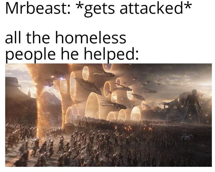 On your left Mr Beast