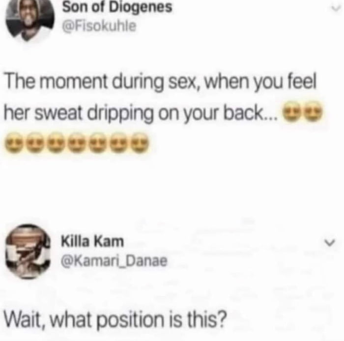 She must be putting in all the work 🤔