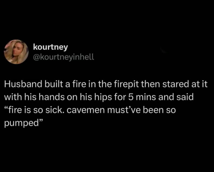 Men and fire, a timeless love story