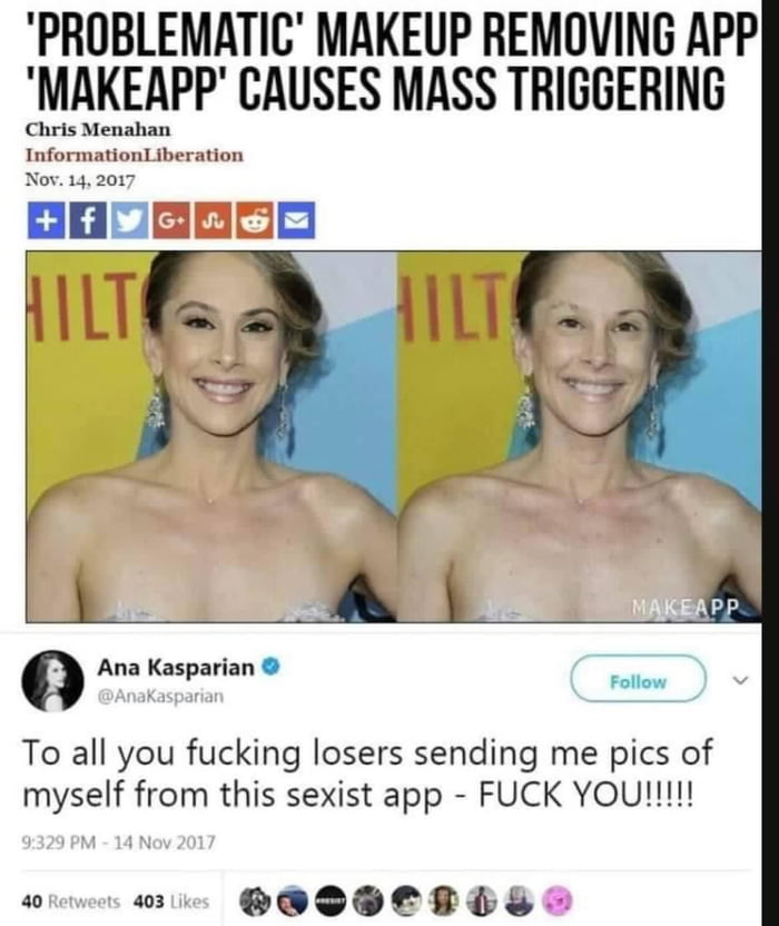 Makeup is a lie