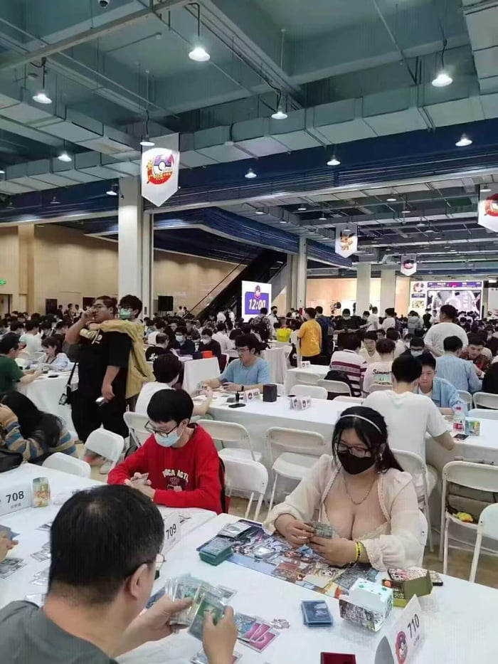 Pokemon TCG in Guangzhou. Every thing is permitted