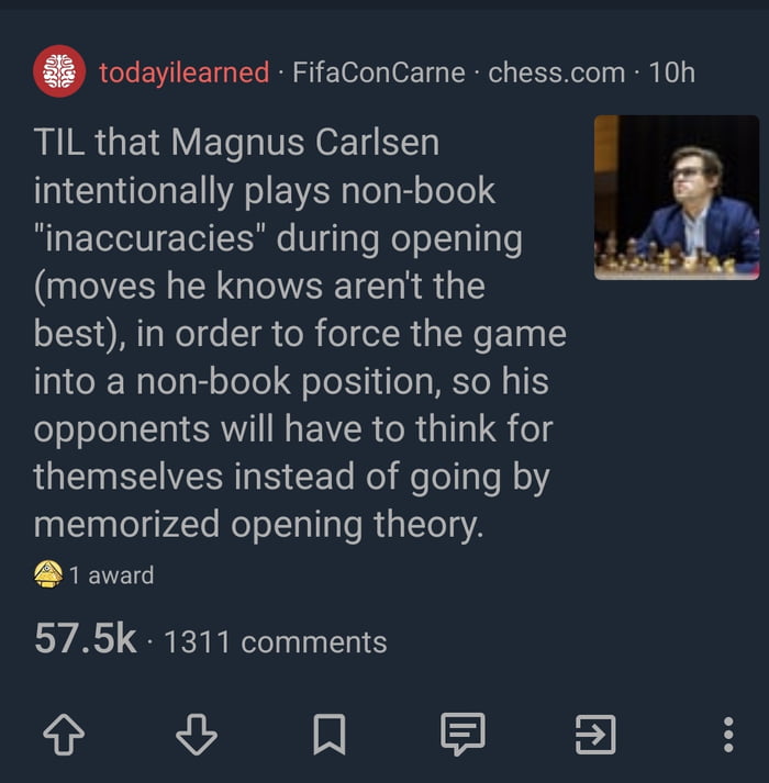 Magnus Carlsen plays, The maddest of lads
