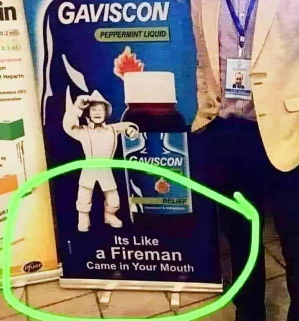 You may want to re-think your slogan.