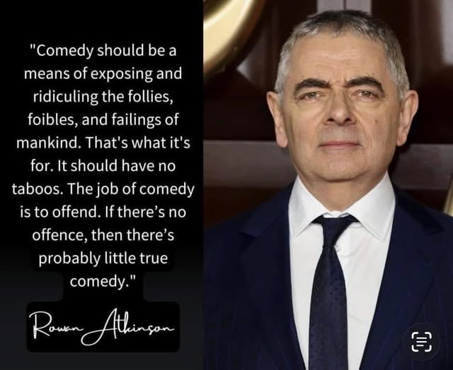 A true gentleman in comedy