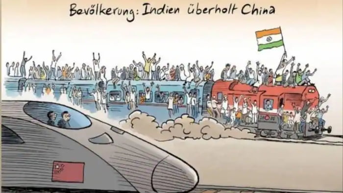 Indian officials are outraged against Germany because a famous german satirical journal published this illustration