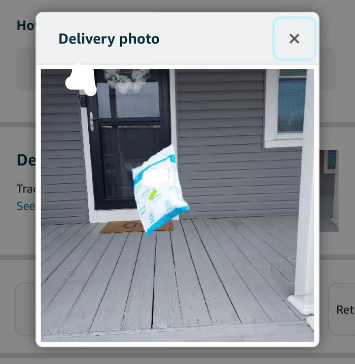 Got a delivery notification from Amazon today. Don’t know whether to be mad or impressed
