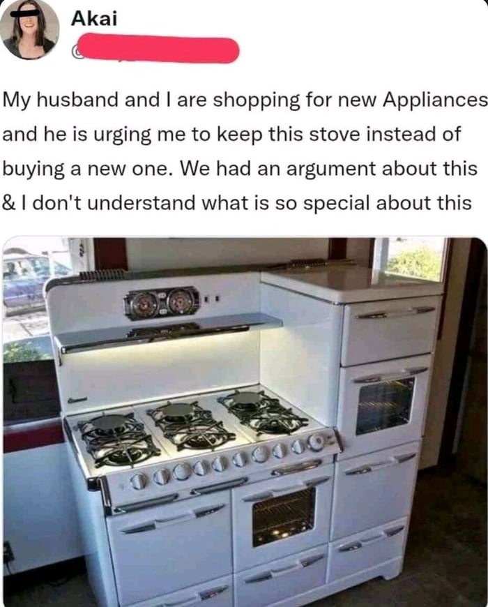 Guys, seriously, will there be a time where they call old stove users fascists?