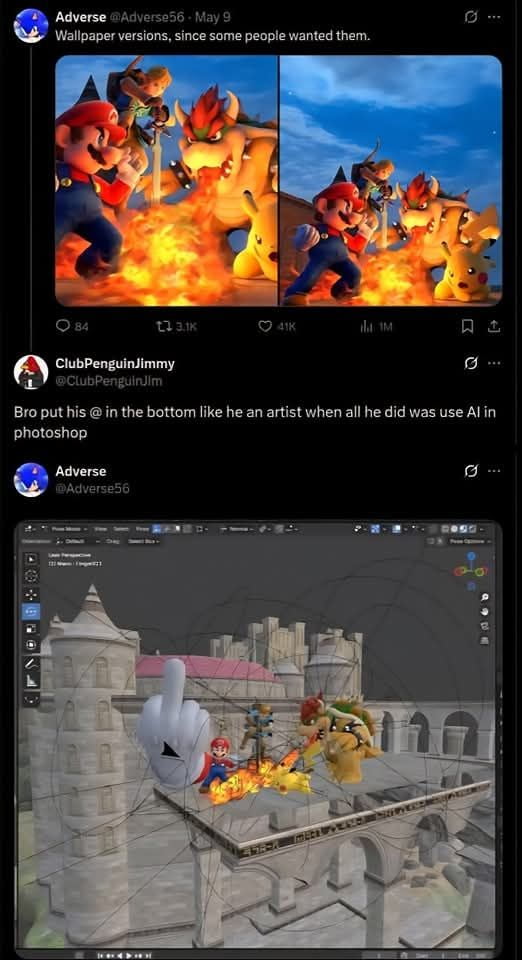 When people cant tell the difference between AI and 3D anymore