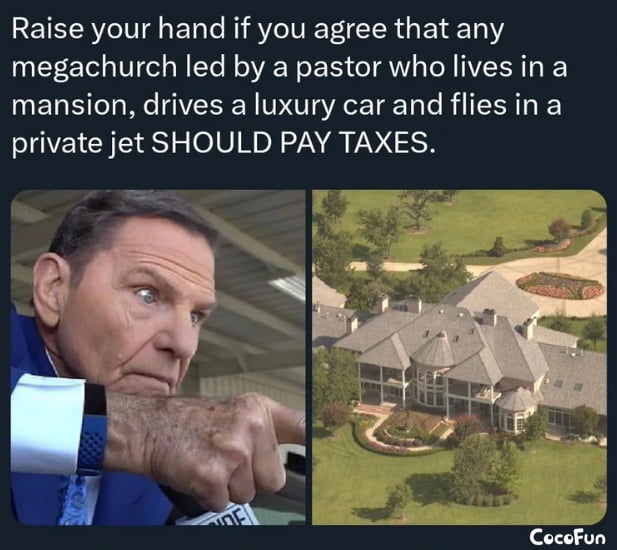 I think they all should be taxed