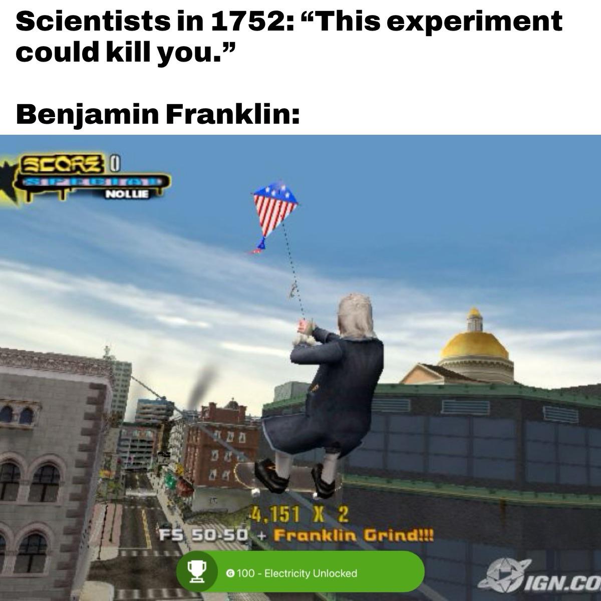 How Ben Franklins experiment really went