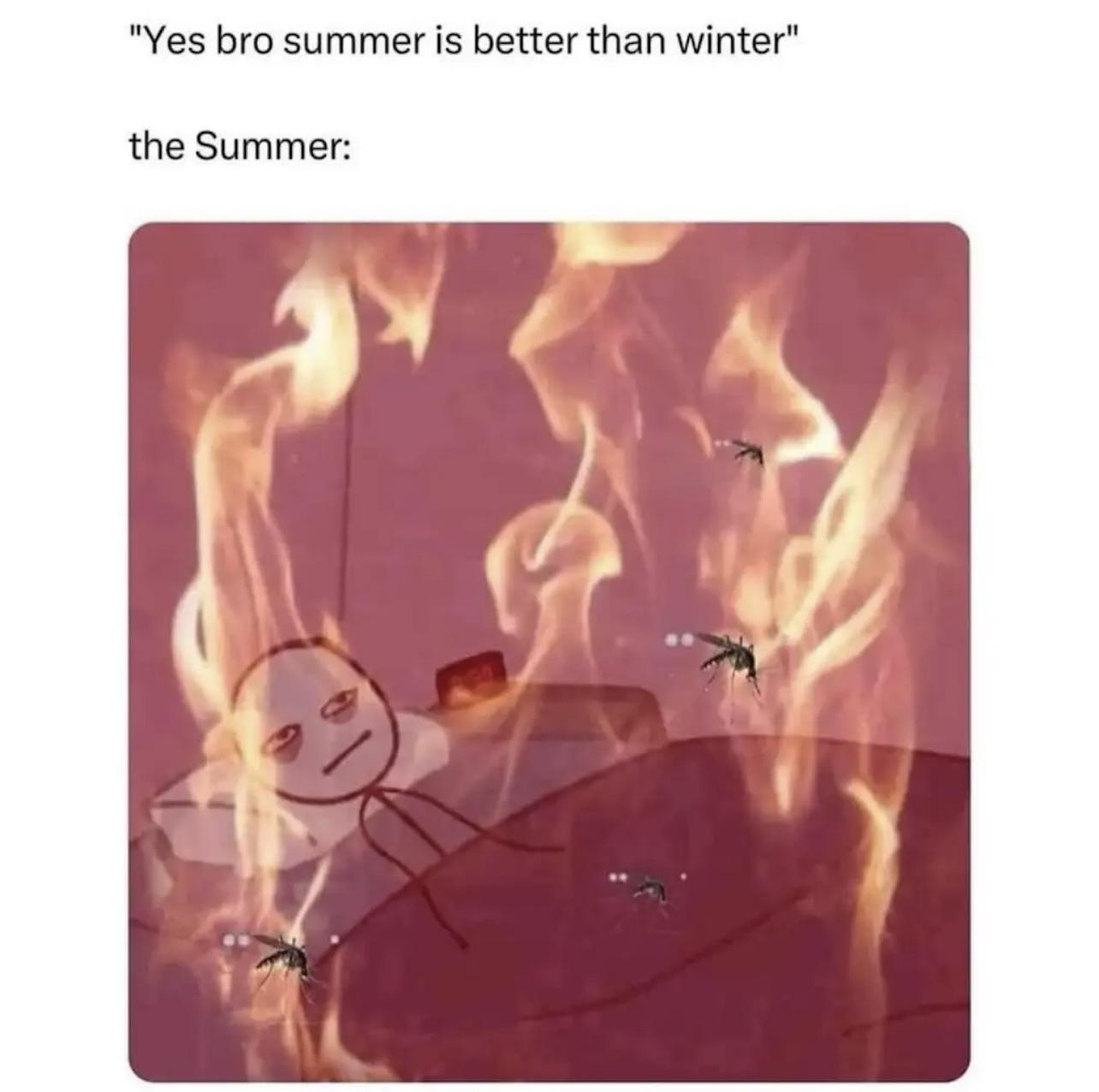 Winter over summer